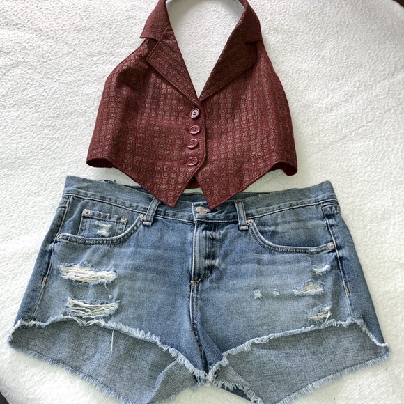 Rag & Bone Distressed Shorts - Picture 3 of 16